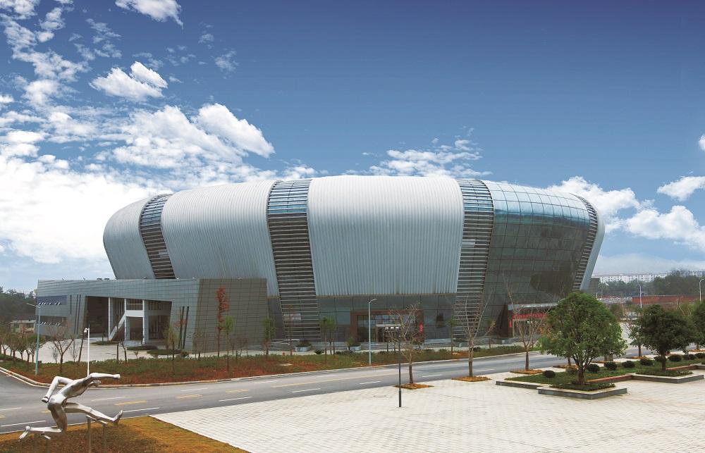 公司承建的娄底市体育中心──体育馆荣获全国AAA级安全文明标准化工地